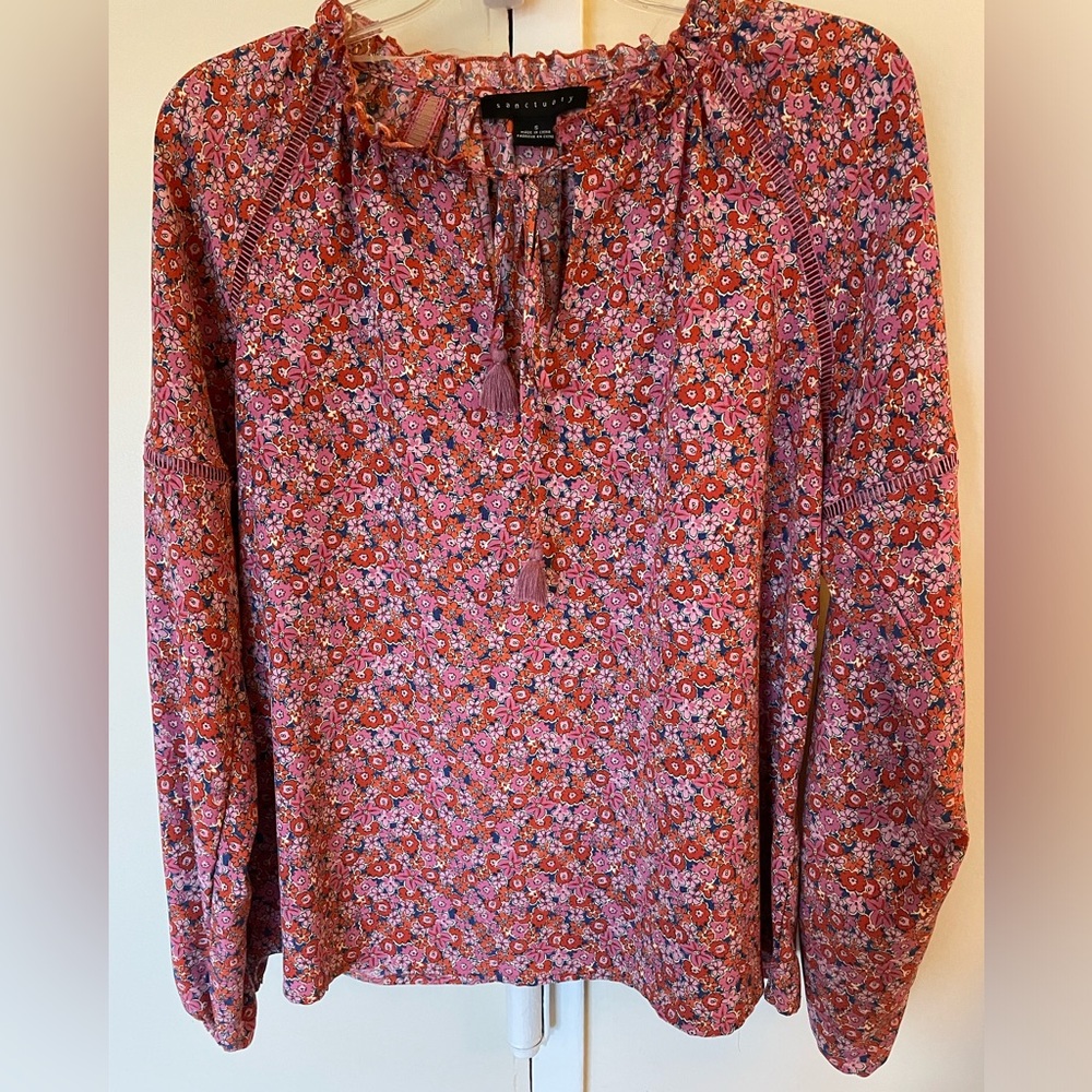 Long sleeve blouse size small